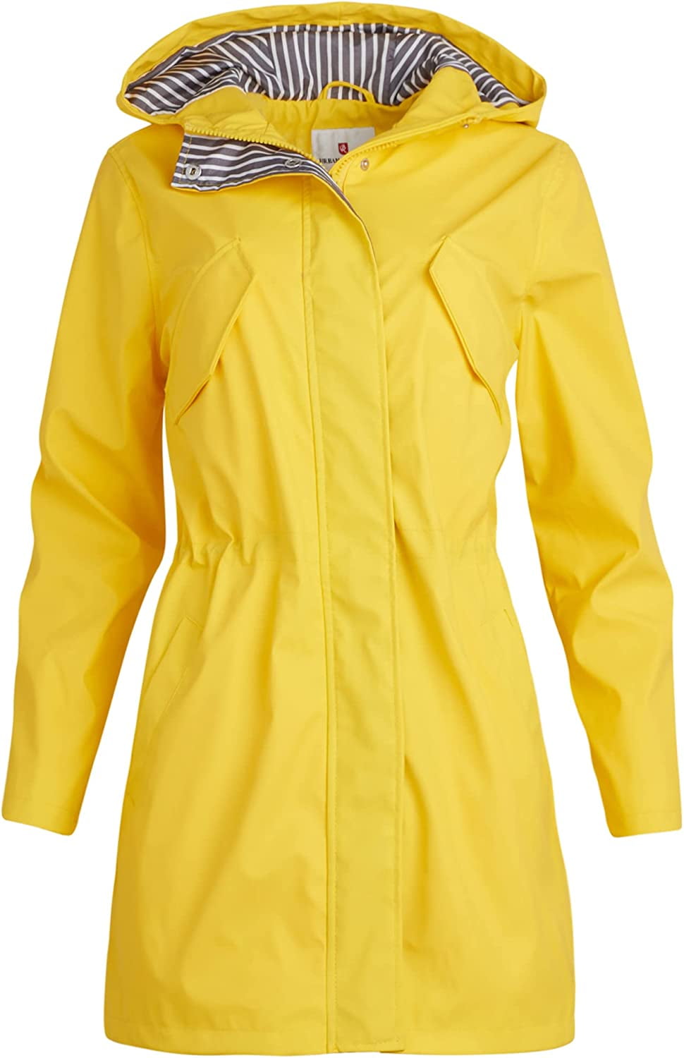 URBAN REPUBLIC Woman’s Raincoat Waterproof Slicker Shell Rain Jacket