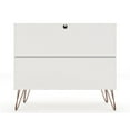 thumbnail image 7 of Manhattan Comfort Rockefeller 3-Drawer Wood Dresser in White (Set of 2), 7 of 7