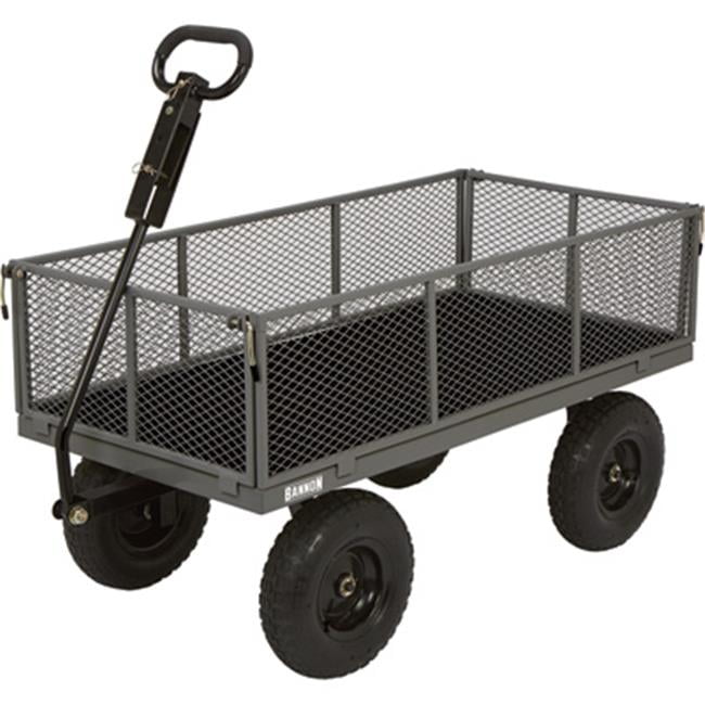 Bannon 51204 Industrial-Grade Steel Wagon - 1200 lbs Capacity, 49 x 24. ...