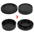 thumbnail image 1 of Kit de Couverture d'Objectif, Couverture Arrière en Plastique Noir pour Objectif de Caméra Minolta MD, 1 of 8