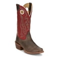 thumbnail image 2 of Justin Boots Mens Ante Up Medium Square Toe Cowboy  Mid Calf Boots, 2 of 5