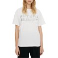 thumbnail image 1 of Elevenparis Womens Future Celebrity Graphic T-Shirt whitesilver S, 1 of 1