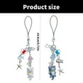 thumbnail image 6 of BELOWSYALER Fashionable Adorable Cats Bead Keychain and Phone Strap Portable Accessory for Adults Student and Bag Accessories, 6 of 9