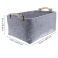 thumbnail image 2 of Dog Toys Storage Bins - with Wooden Handle, Collapsible Pet Supplies Storage Basket Pet Supplies Storage Basket/Bin Kids Toy Chest Storage Trunk, 2 of 2