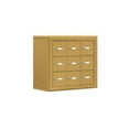 thumbnail image 1 of Salsbury 19038-09GSK D 9 A Doors S-Mount Keyed Locks Cell Phone Locker In Gold, 1 of 1