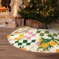 thumbnail image 5 of Sikiie Fruit Nativity Christmas Tree Skirt, Jesus Christian Winter Holiday Tree Mat Decoration(30-48IN)48", 5 of 6