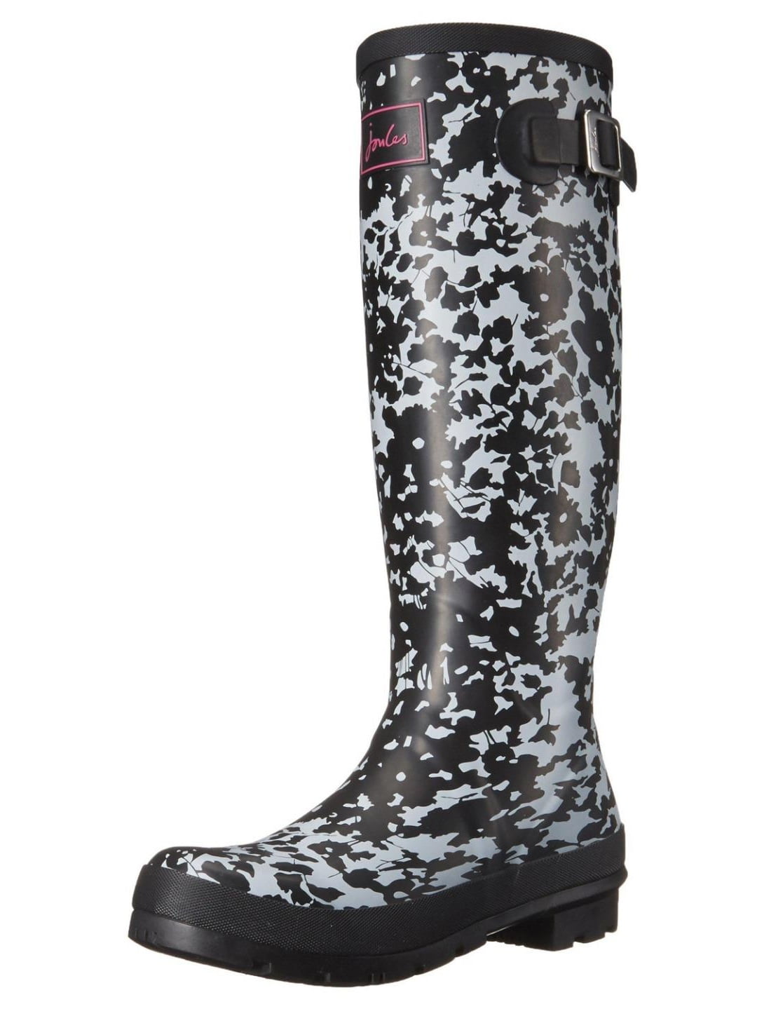 Joules - JOULES WELLY PRINT WOMEN'S TALL RAIN BOOTS SILVER DITSY US 10 ...