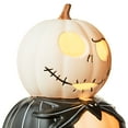 thumbnail image 3 of Halloween Black & White Light-up Jack Skellington Pumpkin Stack Decoration, 12 in, by Disney, 3 of 4
