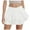ZA-White, variant on yocbz Women's Basic Versatile Stretchy Flared Casual Mini Skater Skirt Red,Size for S