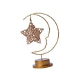 thumbnail image 4 of Luz hueca Decoración Adornos Decoraciones Centros de mesa Lámpara de luz nocturna para Navidad Ventana Familia Boda Interior Estrellas de ratán Fernando Luz de noche, 4 of 8