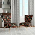 thumbnail image 2 of Designart « Blooming In Deep Red And Beige IV » Fauteuil d'Appoint Rembourré à Motif Floral Rouge - Fauteuil de Style Champêtre pour Salon, 2 of 7