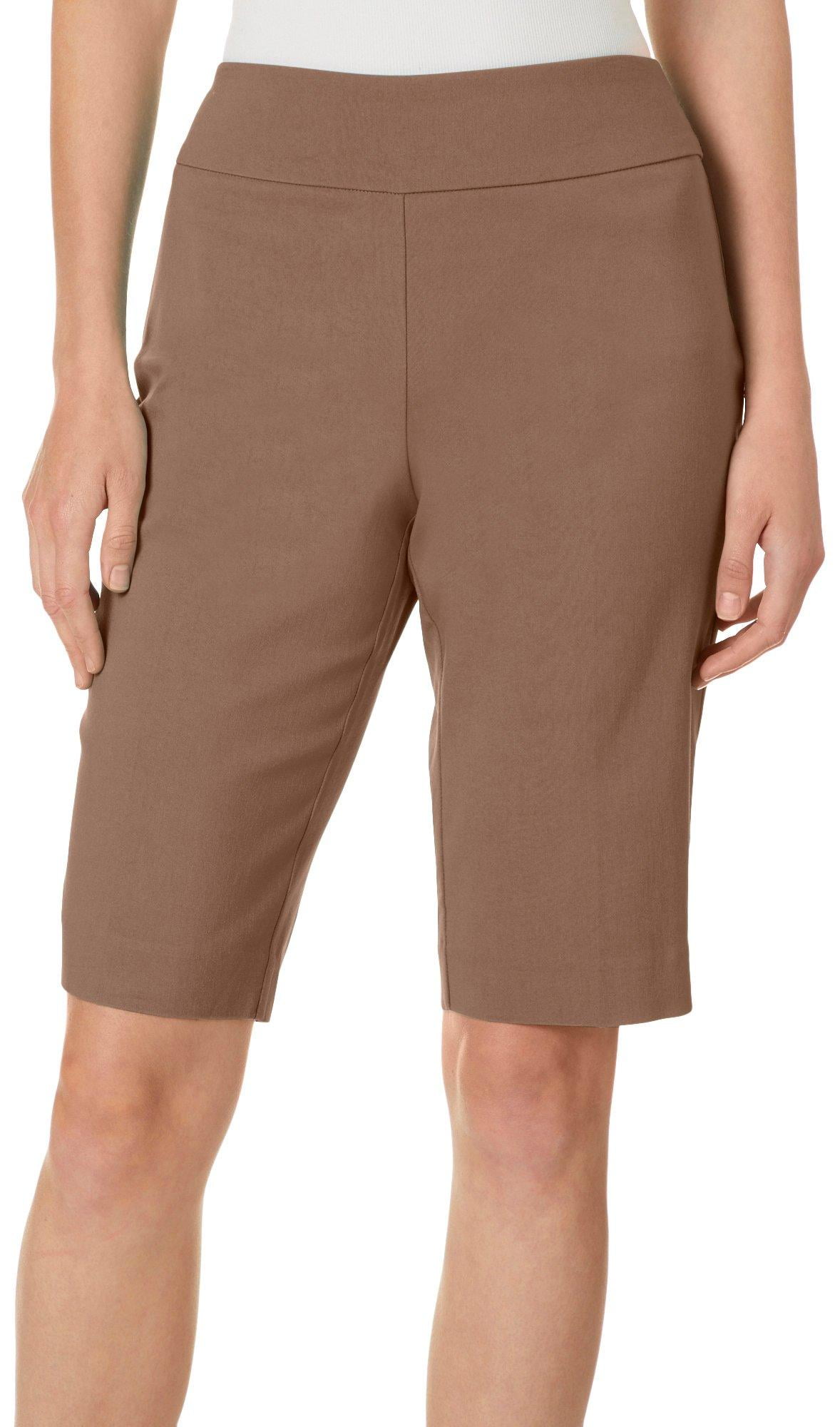 Counterparts Counterparts Petite Solid Stretch Bermuda Shorts 16W Short