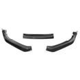 thumbnail image 4 of Ikon Motorsports 3PCS Front Bumper Lip Spoiler Air Dam Chin Splitter Added on Bodykit Compatible With 2021-2022 Honda Accord IKON V4 Style PP Polypropylene Gloss Black, 4 of 9