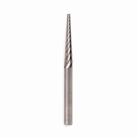 Widia Carbide Bur Pointed Cone 1/4 SGL Cut M40491