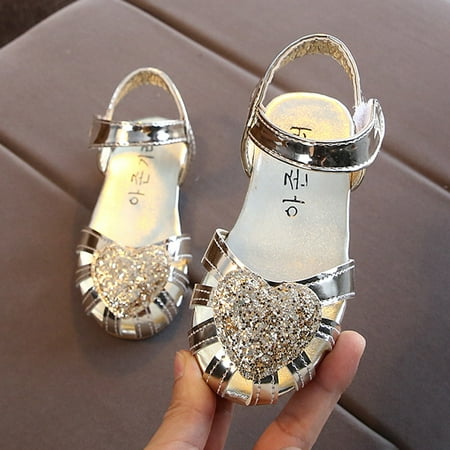 

Huilaibazo Children Shoes Flat Soft Sole Single Shoes Fashion Princess Single Shoes Children Princess Shoes Hollow Baby Shoes