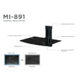 thumbnail image 3 of Mount-it! Glass Floating Shelf, 1000" x 200", 3 of 3