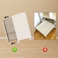 thumbnail image 3 of 3‑Tier White Plastic Nightstand with Transparent Drawers, Rolling Storage Cabinet on Wheels, 24.4″ Tall Bedside Organizer for Bedroom, Dorm – Clear Front Drawers & Lockable Casters, 3 of 6