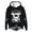 Black, variant on EAUFUM Cow Hoodie for Women Graphic Pullover Cute Cow Print Cozy Hooded Sweatshirt Long Sleeve Lover Gift Top 1-14 Years Casual Holiday Clothes Ropa De NiñO