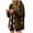 Brown, variant on Elabch Womens Flannel Shacket Jacket Casual Corduroy Plaid Button Down Shirts Hooded Long Sleeve Fall Tops with Pockets Brown L
