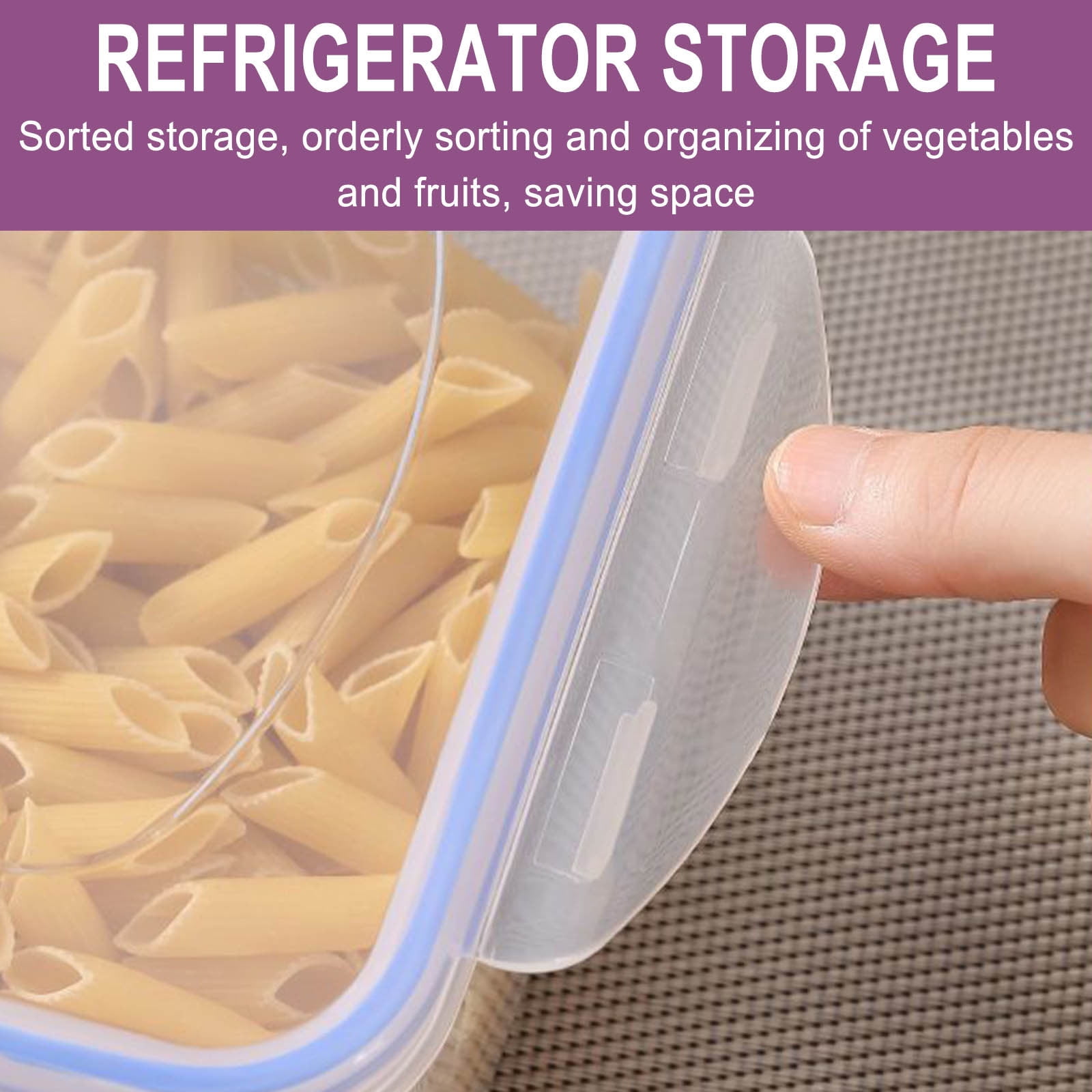 Dengmore Vacuum Food Containers Extra Large Food Storage with Airtight Lids  Transparent Plastic Storage Box Kitchen Sealed Jar Storage Tank for Flour  Sugar Rice Baking Supply 