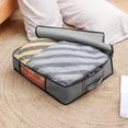 thumbnail image 5 of Bolsa de almacenamiento debajo de la cama Contenedores de almacenamiento grandes debajo de la cama con asas reforzadas Plegable, 5 of 5