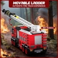 thumbnail image 3 of adder Fire Truck Building Set – 725+PCS STEM Toys for Kids & Adults, 24094 City Firetruck Building Bricks with Movable Ladder, 3 of 5