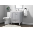 thumbnail image 3 of Elegant Lighting VF21124WH Hamilton 24" Free Standing Single Basin Vanity Set - White, 3 of 7
