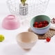 thumbnail image 3 of Grain bowl - a set of 4 wheat straw fiber bowls, indestructible light snacks, rice, seasonings, side dishes or ice cream, 3 of 4