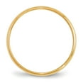 thumbnail image 2 of 14K Yellow Gold Ring Band Wedding Standard Half Round, 2 of 4