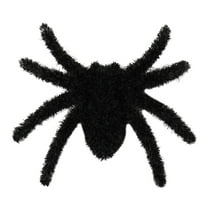 XIAOLE Halloween Spider Decoration Fake Spider Hairy Plastic Spider For Halloween Carnival Decorations, Scary Fake Spider Haunted House Props, Halloween Party Bar Decoration, Black