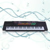 54-key Electronic Organ Keyboard Piano Portable Multi-function Kids Children Educational Toy Black