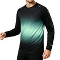 thumbnail image 5 of hoksml Men's Long Sleeve Workout T Shirts, Quick Dry Athletic Running Tops, Raglan Crew Neck Performance Sport Tees for Training Gym, 5 of 5