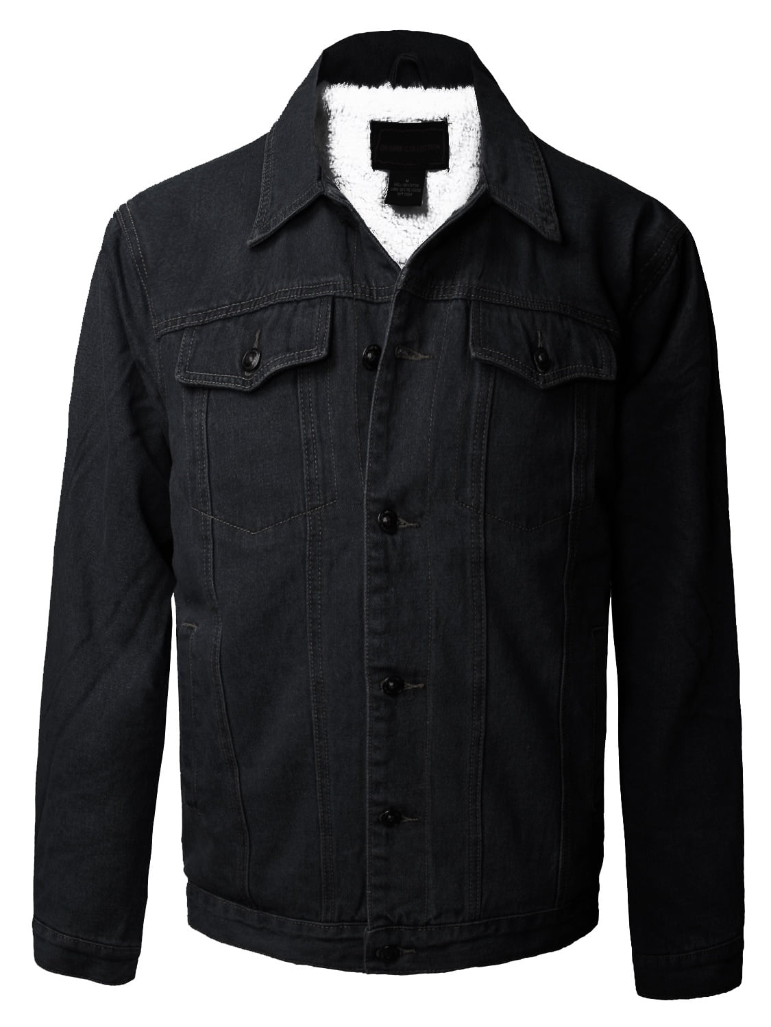 Junior Kids Boy's Premium Button Up Denim Fur Lined Trucker Sherpa Jean