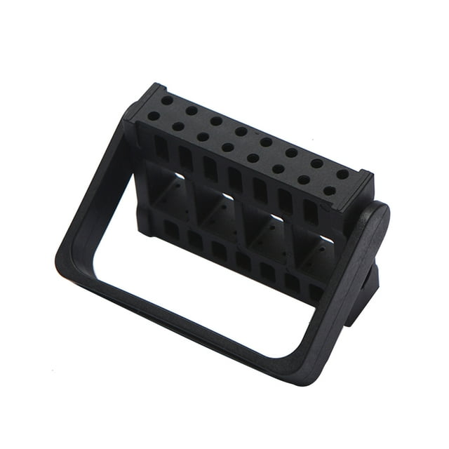 ZheElen Nail Drill Bits Display Stand Desktop Organizer Holder Manicure Drill Bits Storage Stand Container Color Random