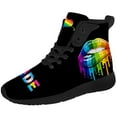 thumbnail image 5 of Aidianart LGBT High Top Sneakers Womens High Top Shoes Size 5.5, 5 of 5