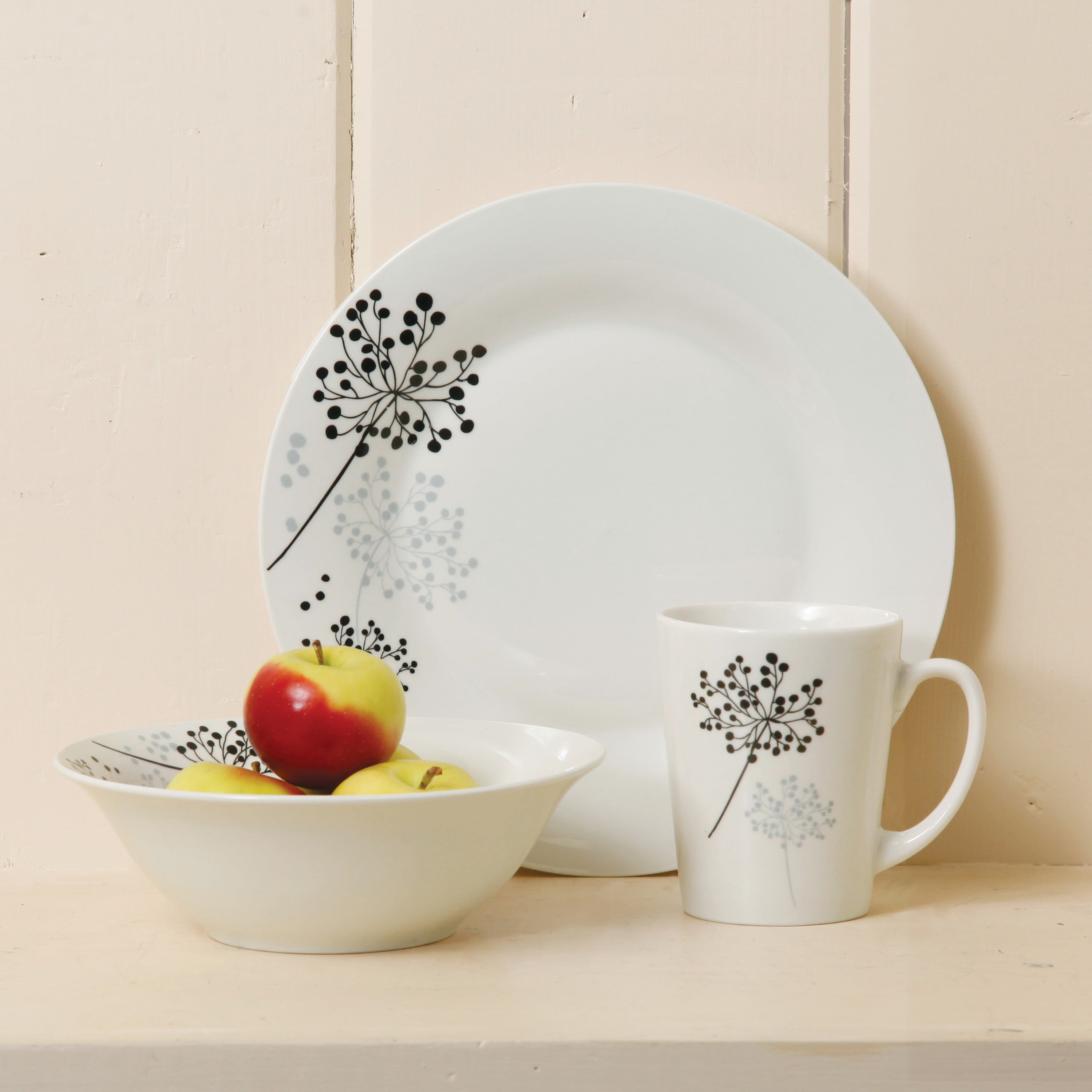 Gibson Home Netherwood Dinnerware Set, 12 Piece