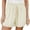 Beige, variant on Aayomet Womens Shorts Summer Elastic Waist Casual Shorts Lightweight with Pockets,Beige XL