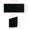 thumbnail image 5 of Christmas Gifts Liweisiy Ultimate Wireless 2.4Ghz Mini Keyboard And Mouse Combo Set For Laptop Macbo D5961 Multicolor, 5 of 6
