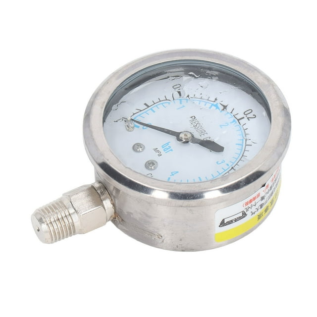 Manómetro, Manómetro De Vacío Radial De Alta Precisión Resistente A La Corrosión Para Uso Industrial