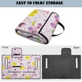 thumbnail image 5 of COEQINE Universal Golf Cart Seat Towel Blanket with 4 Front Pockets & Convenient Fold-Away Design, Fits for EZGO, Yamaha, Club Car and More 2 Person Seats, Ice Cream Candy Golf Print, 5 of 8