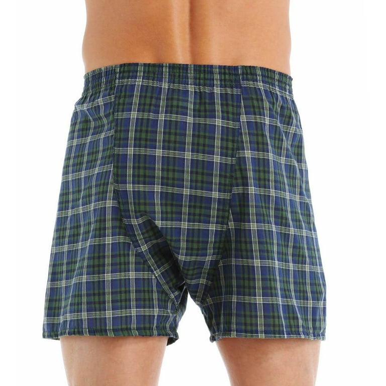 Fruit of the Loom Men's Boxers Assorted Tartan 3pk - Walmart.com
