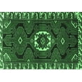 thumbnail image 1 of Ahgly Company Indoor Rectangle Persian Emerald Green Traditional Area Rugs, 2' x 4', 1 of 4