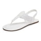 thumbnail image 1 of Sandalias DREAM PAIRS SPPARKLY blancas con tiras elásticas talla 7, 1 of 7
