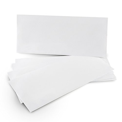 Aimoh 1000#10 Security Self-Seal Envelopes, Windowless Design, Premium Security Tint Pattern, Strong Quick-Seal Closure - EnveGuard - Size 4-1/8 x 9-1/2 Inches -White-24 LB- 1000 C
