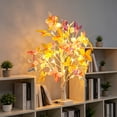 thumbnail image 6 of LED Butterfly Tree Lamp, 23.62 in Multicolor Plastic Branch Light with USB Power for Bedrooms, Desks and Tabletop Decor, White Trunk, 6 of 7