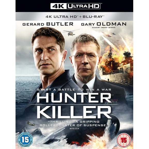 Hunter Killer 4k Ultra-HD BD (4K Ultra HD) Gerard Butler Gary Oldman Common Linda Cardellini