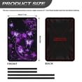 thumbnail image 3 of Psesaysky Purple Butterfly Floral RV Door Window Shade with Hook and Loop Fastener Foldable RV Window Cover Privacy Protection for Camper Trailer Decorative Accessories, 3 of 7