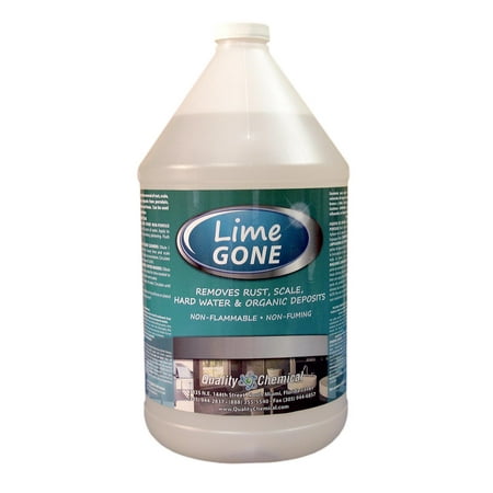 Lime-Gone - Removes lime, scale, rust & hard water deposits - 1 gallon (128 (Best Spray To Remove Rust)