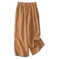 thumbnail image 7 of ATOGUTA Girls' 2 Piece Outfits Sleeveless Tank Top and Wide Leg Pants Set Casual Summer Clothes Size 3T-14, Coffee, 7 of 7