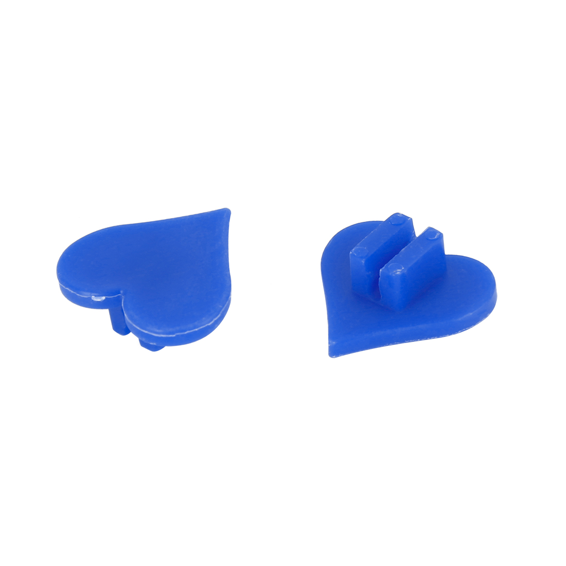 Unique Bargains 70pcs Bike Wheel Spoke Bead Decoration Heart Shaped Plastic Color